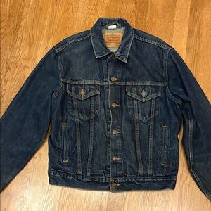 Levi's Men's Dark Blue Denim Jacket